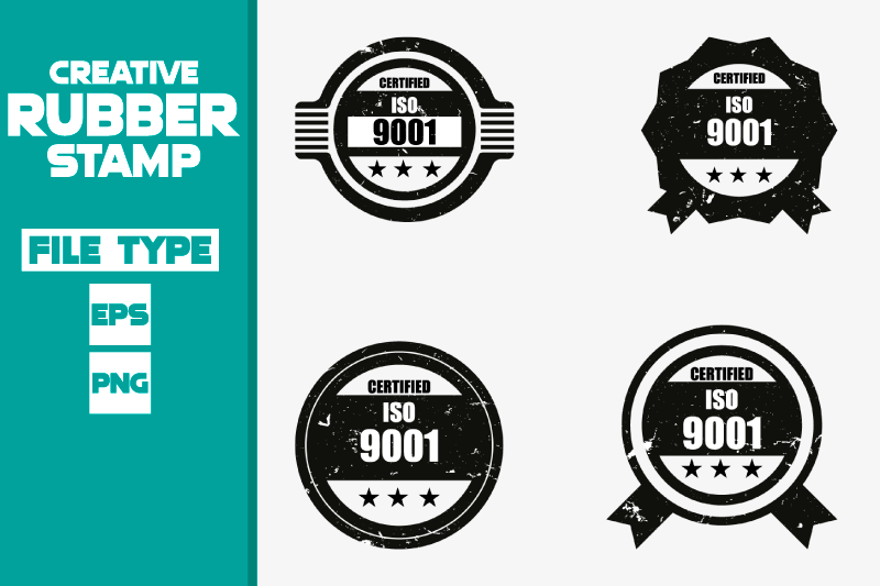 certified-iso-9001-creative-rubber-stamp-set