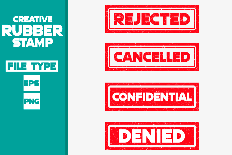 rejected-and-denied-modern-rubber-stamp-set