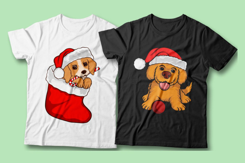 santa-dog-vector-cartoon-sublimation-bundle-dog-wearing-costume