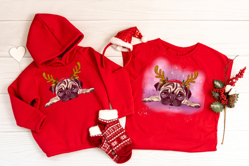 christmas-pug-with-horns-sublimation-dog-clipart