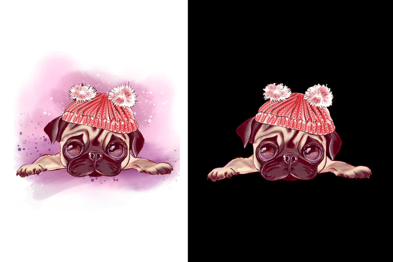 christmas-pug-in-winter-hat-sublimation