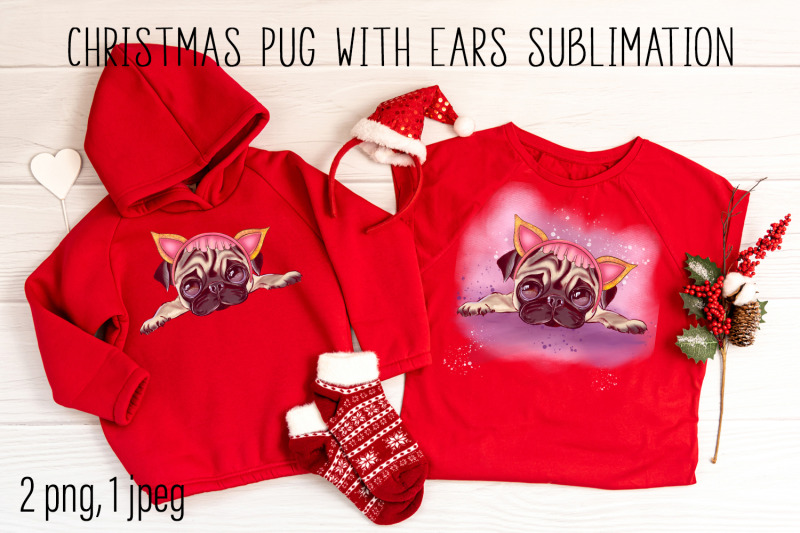 christmas-pug-in-with-ears-sublimation