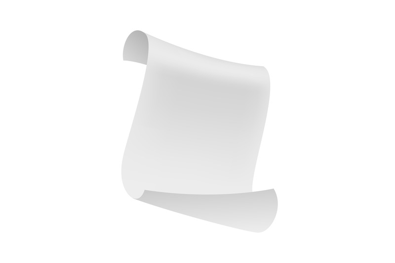 paper-sheets-falling-sheet-down-with-curved-corners-clean-blank-whit