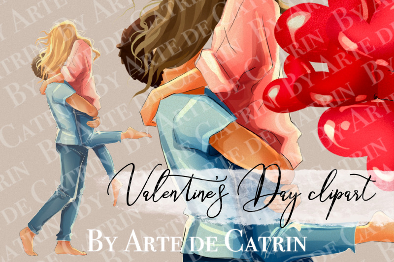 valentine-039-s-day-clipart-love-forever-flat-couple-in-love-lovers