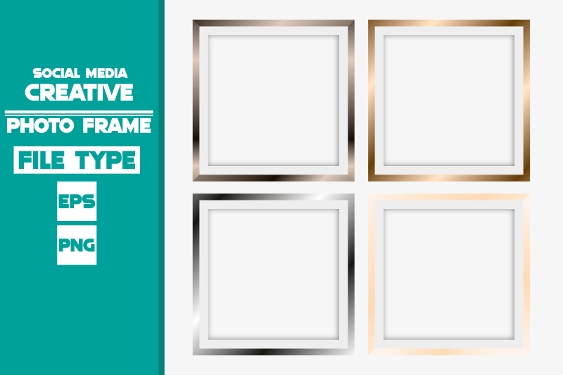 creative-and-modern-social-media-photo-frame-set