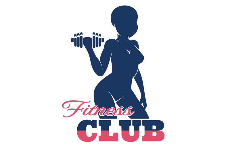 fitness-club-emblem-with-athletic-woman-with-dumbbell