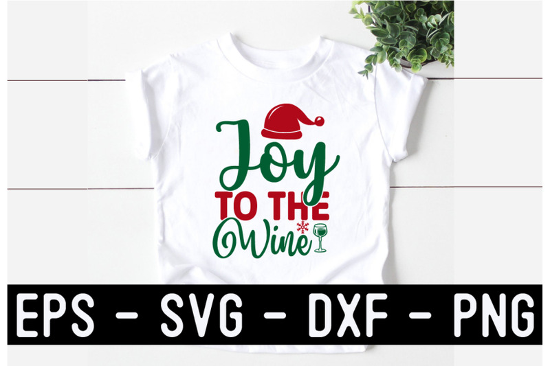 christmas-wine-svg-t-shirt-design-template
