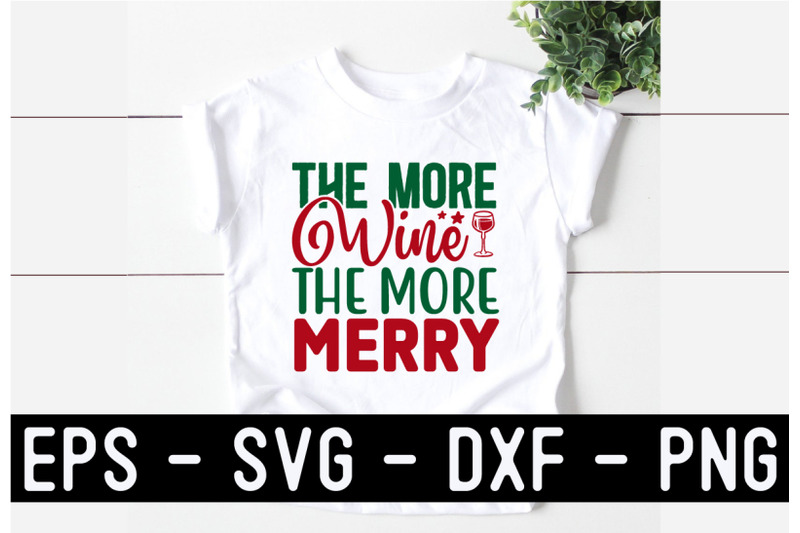 christmas-wine-svg-t-shirt-design-template