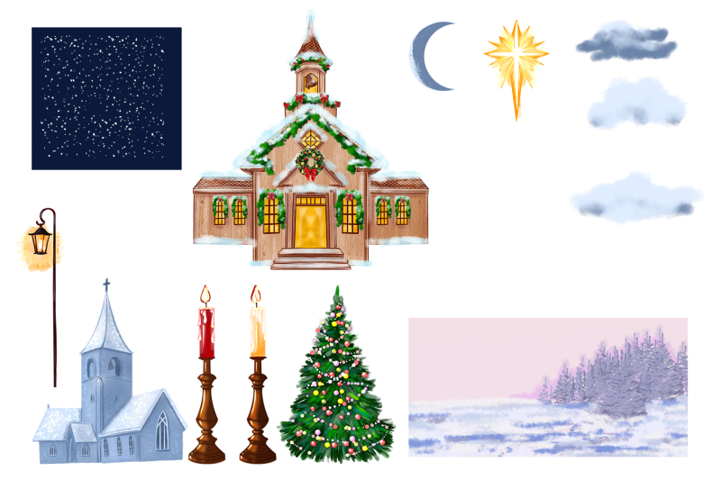 christian-christmas-clipart-holy-night-sublimation