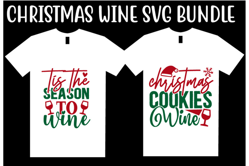 christmas-wine-svg-t-shirt-design-bundle