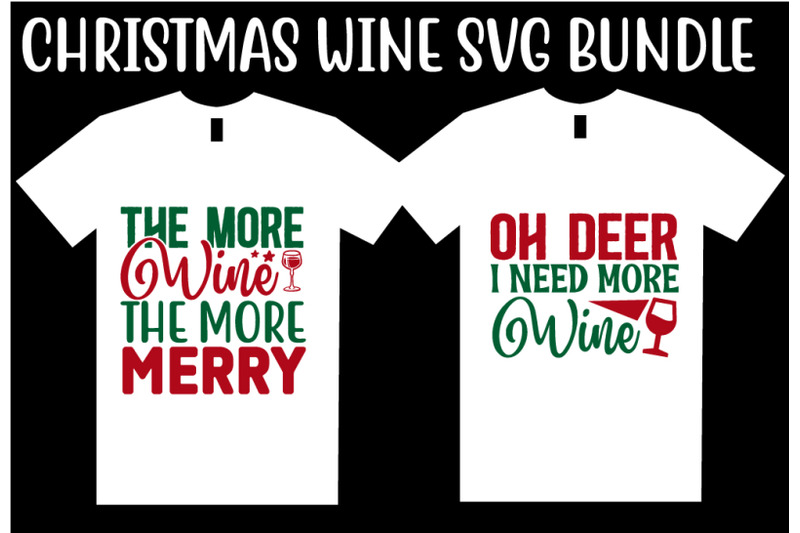 christmas-wine-svg-t-shirt-design-bundle