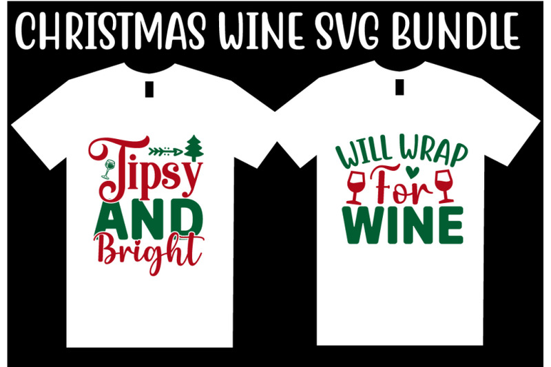 christmas-wine-svg-t-shirt-design-bundle