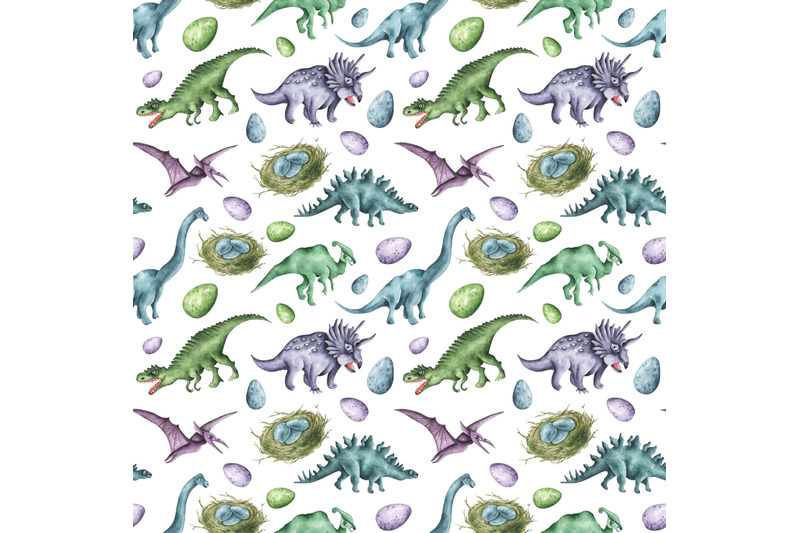 dinosaur-watercolor-seamless-pattern-dino-pattern-baby-print-nursery