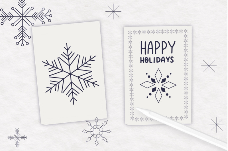 snowflakes-procreate-stamp-brushes