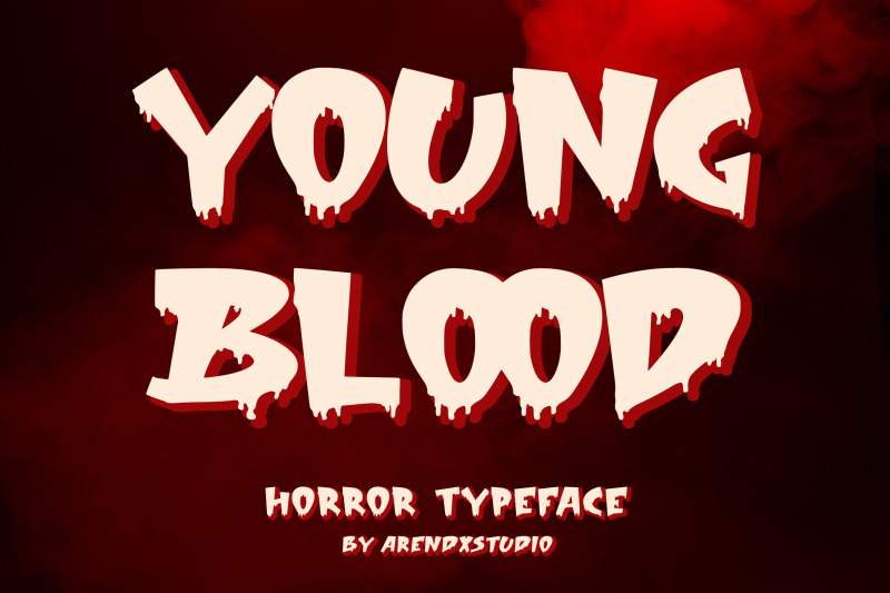 young-blood-horror-typeface