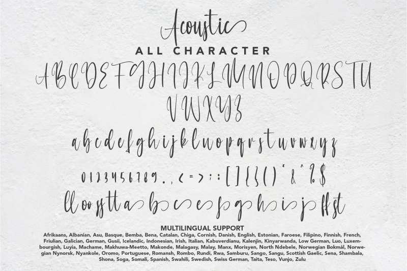 acoustic-swash-calligraphy-font