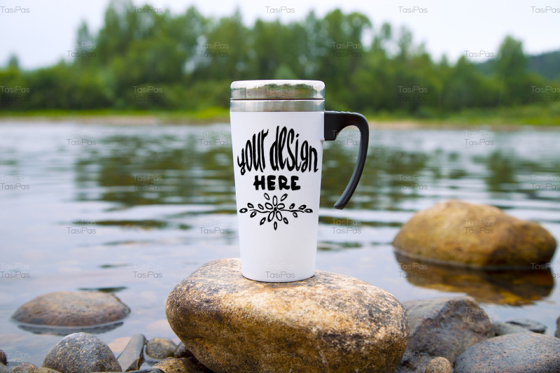 white-travel-mug-mockup-with-stony-river-bottom