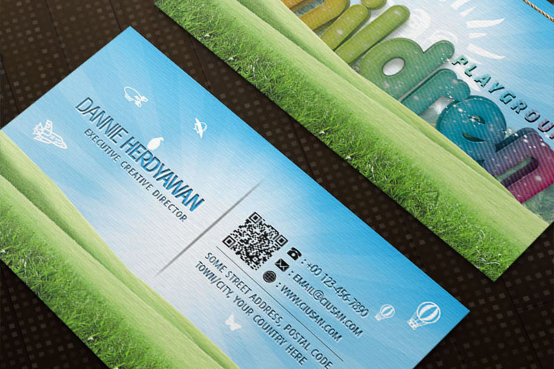 children-playground-business-card