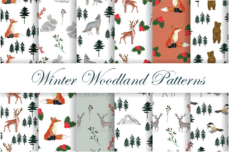 winter-woodland-patterns-christmas-ornament-animals