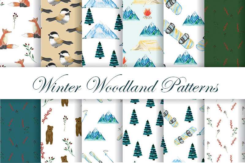winter-woodland-patterns-christmas-ornament-animals