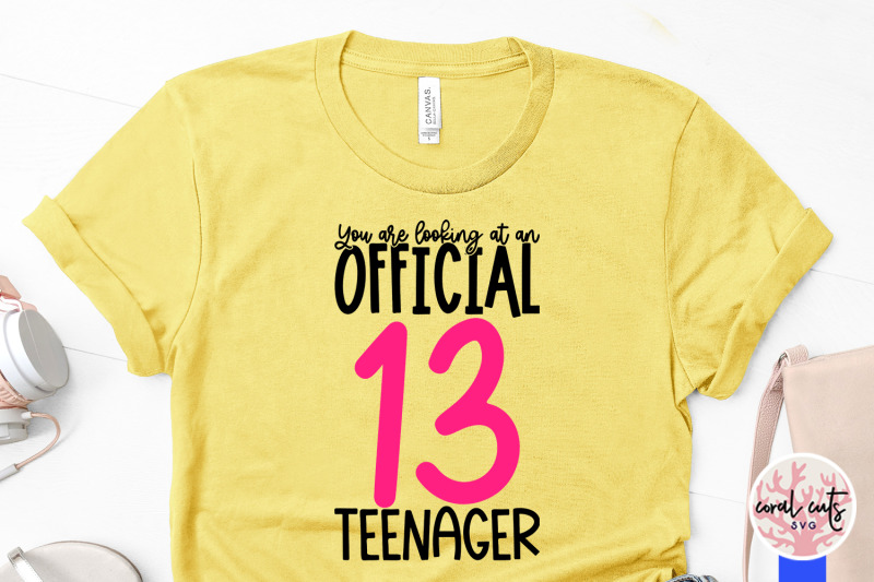 you-are-looking-at-an-official-teenager-birthday-svg-eps-dxf-png-cut