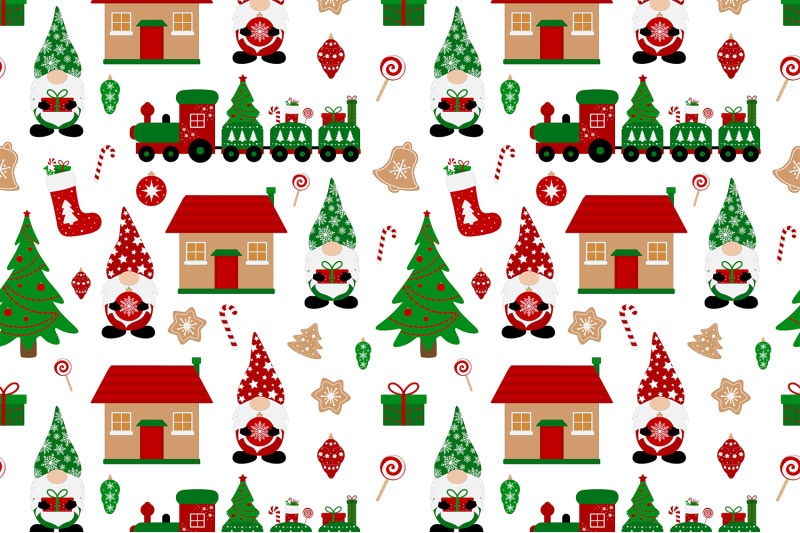 christmas-gnomes-pattern-gnomes-svg-gnomes-rainbow-pattern