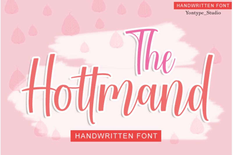 hottmand-a-bouncy-handwritten-font