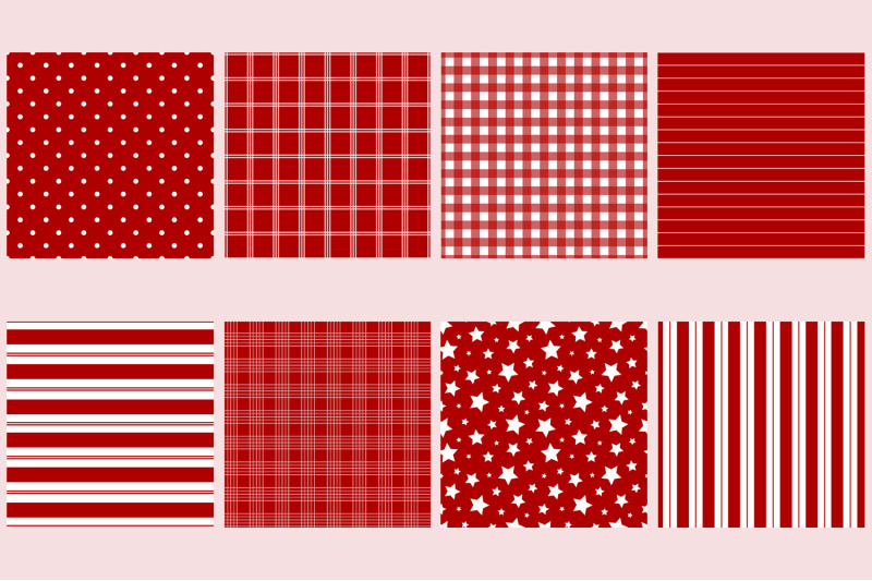 christmas-red-pattern-buffalo-plaid-strips-pattern-dots