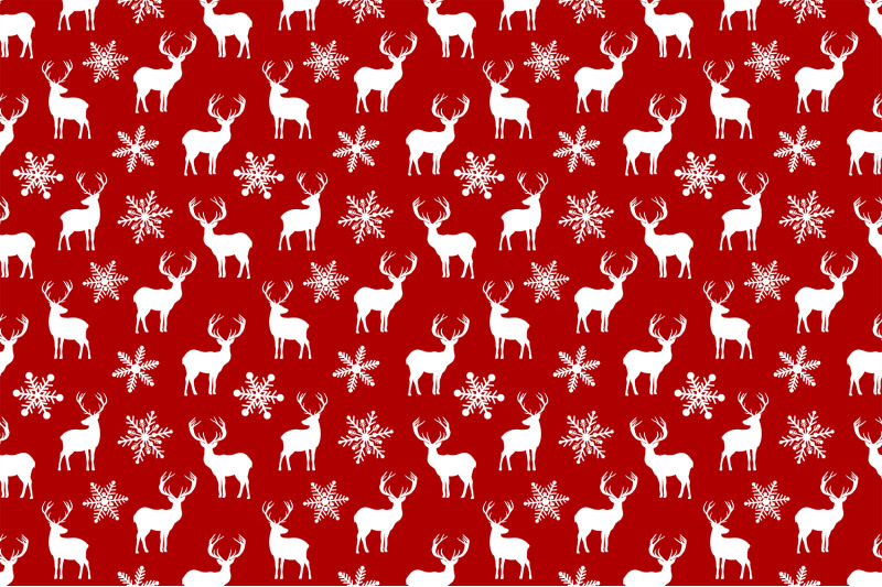 christmas-pattern-christmas-trees-pattern-reindeer-pattern