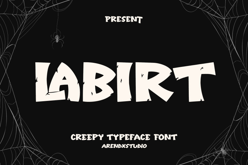 labirt-creepy-typeface-font