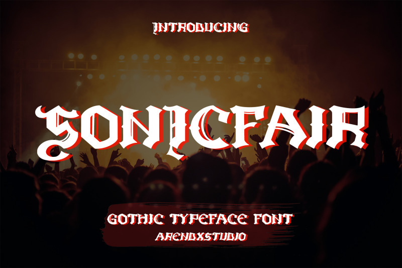 sonicfair-gothic-typeface-font
