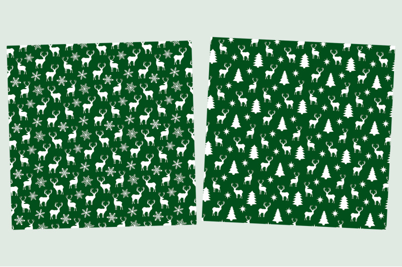 christmas-pattern-christmas-trees-pattern-reindeer-pattern