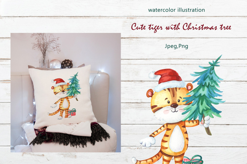 cute-tiger-with-christmas-tree