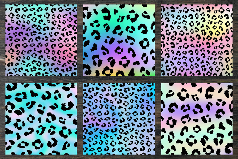 rainbow-leopard-print-digital-paper