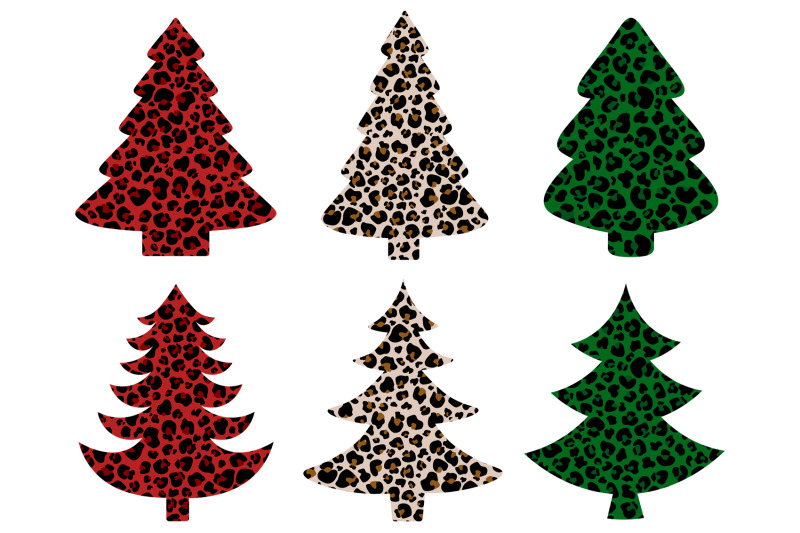 leopard-christmas-tree-sublimation-png-christmas-tree-svg