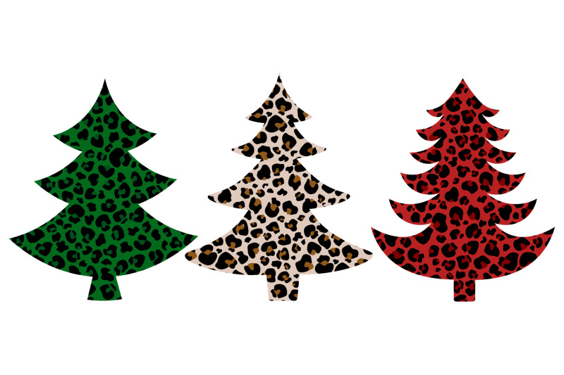 leopard-christmas-tree-sublimation-png-christmas-tree-svg