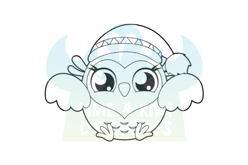 christmas-owls-digital-stamps-lime-and-kiwi-designs