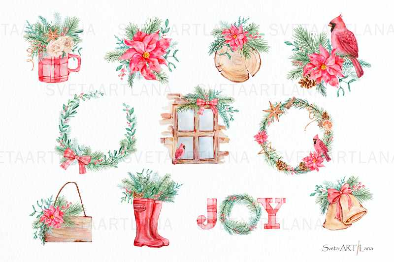 watercolor-christmas-clipart-christmas-composition-clipart