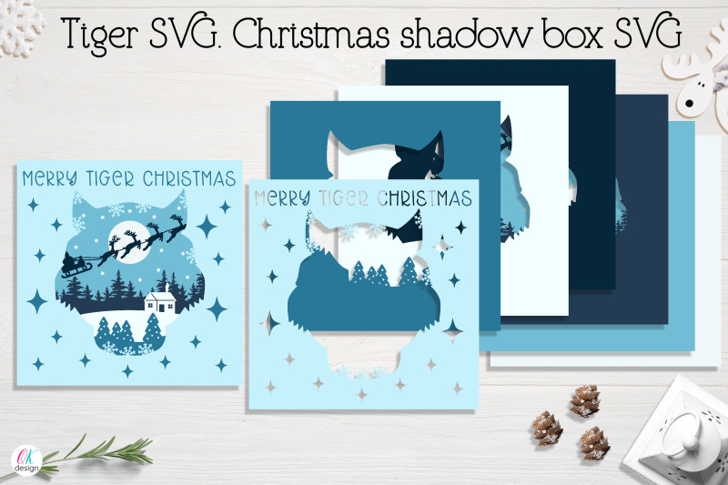 tiger-shadow-box-svg-tiger-svg-christmas-shadow-box-svg-3d-layered