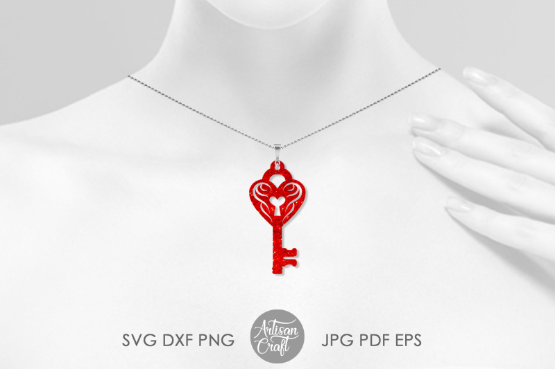 heart-lock-and-key-earrings-svg