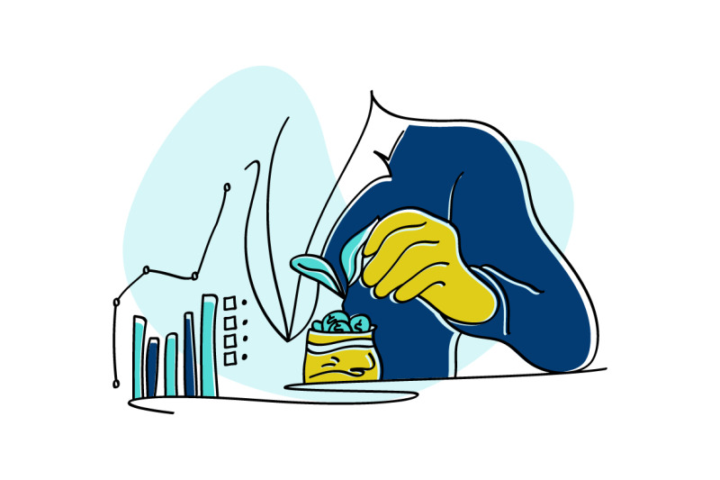 investment-business-flat-illustration