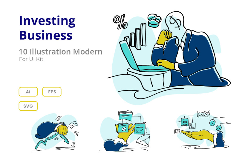 investment-business-flat-illustration