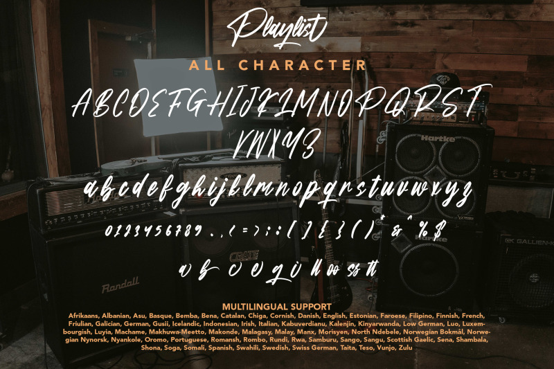 playlist-modern-calligraphy-font
