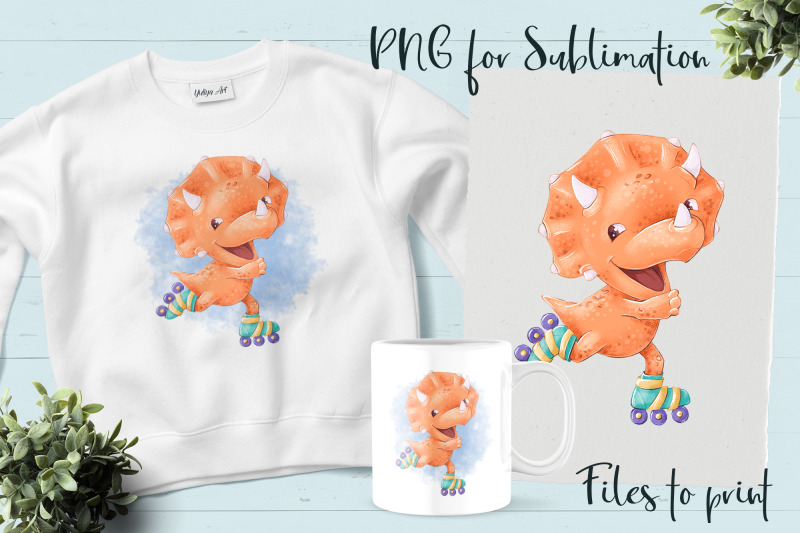 cute-dino-sublimation-design-for-printing