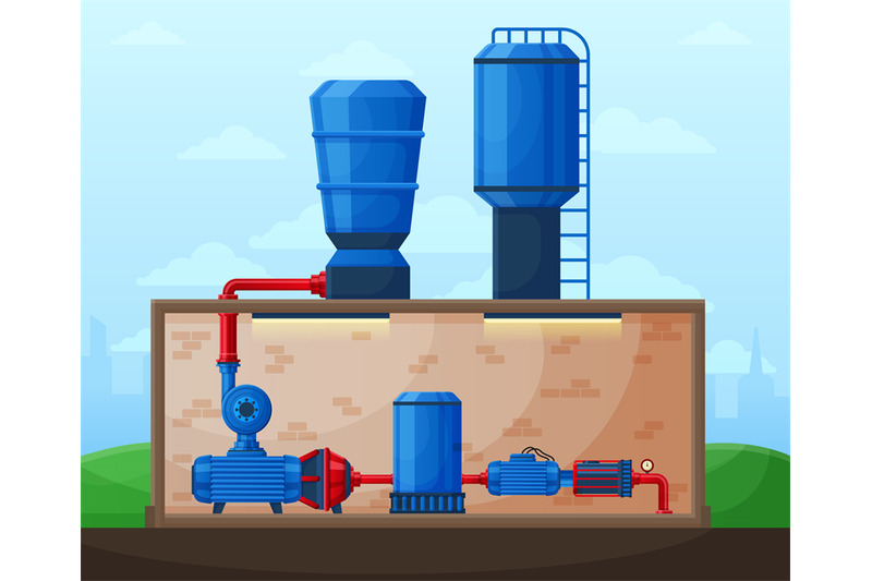 industrial-water-pump-station-water-pumping-technology-factory-water