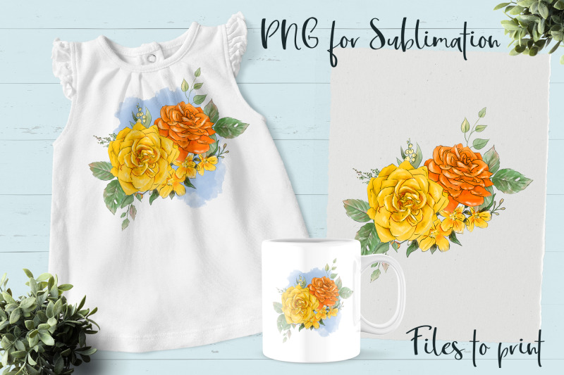 flowers-sublimation-design-for-printing