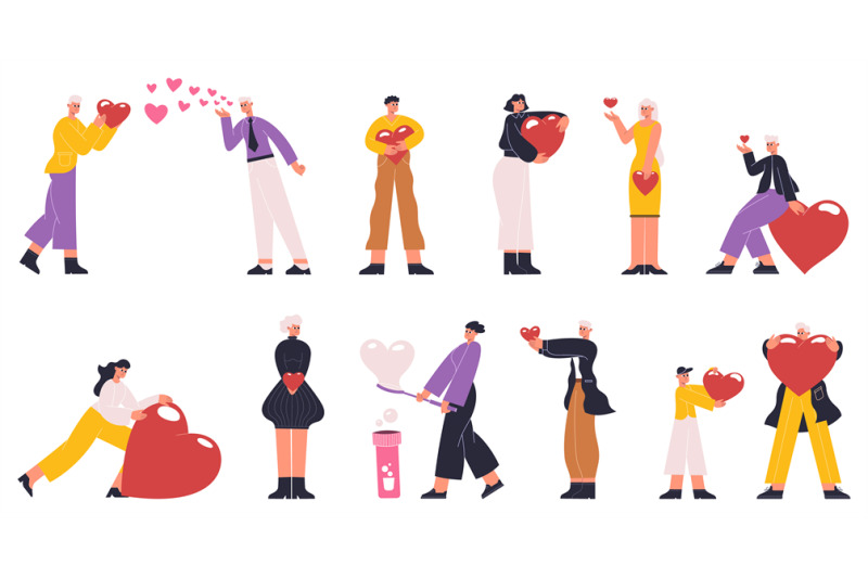 people-share-love-donating-care-valentines-day-concept-characters