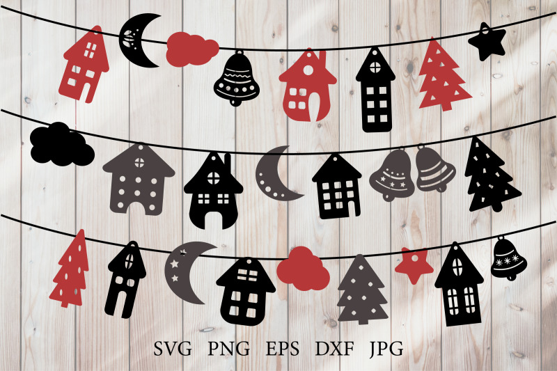 christmas-garland-svg-christmas-cut-file-ornament-png-svg