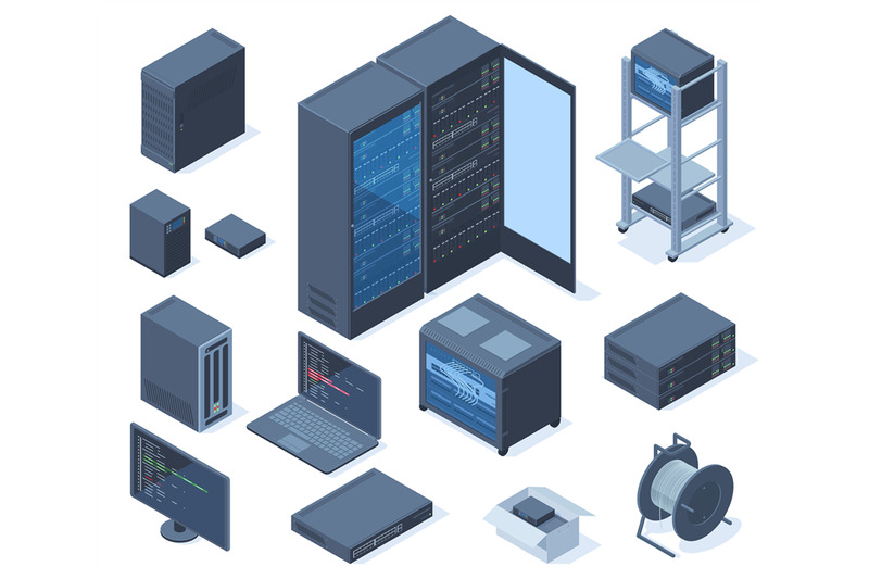isometric-data-center-network-technology-and-hosting-servers-equipmen