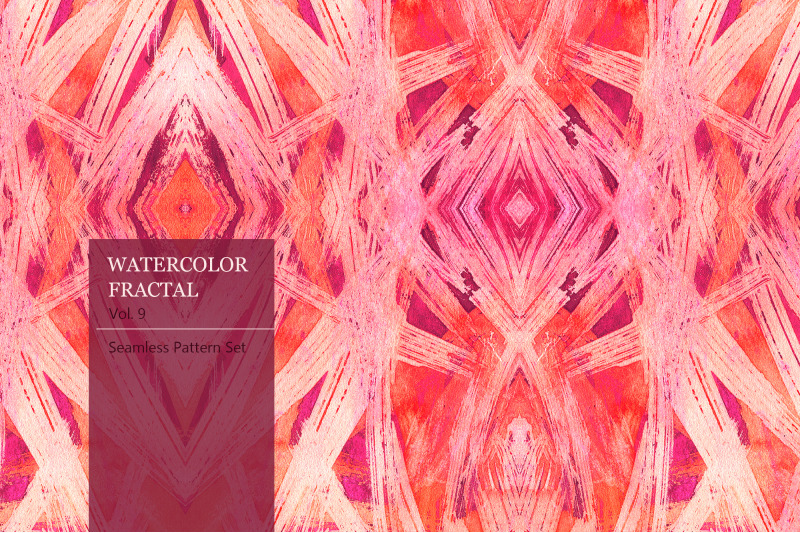 fractal-watercolor-seamless-patterns